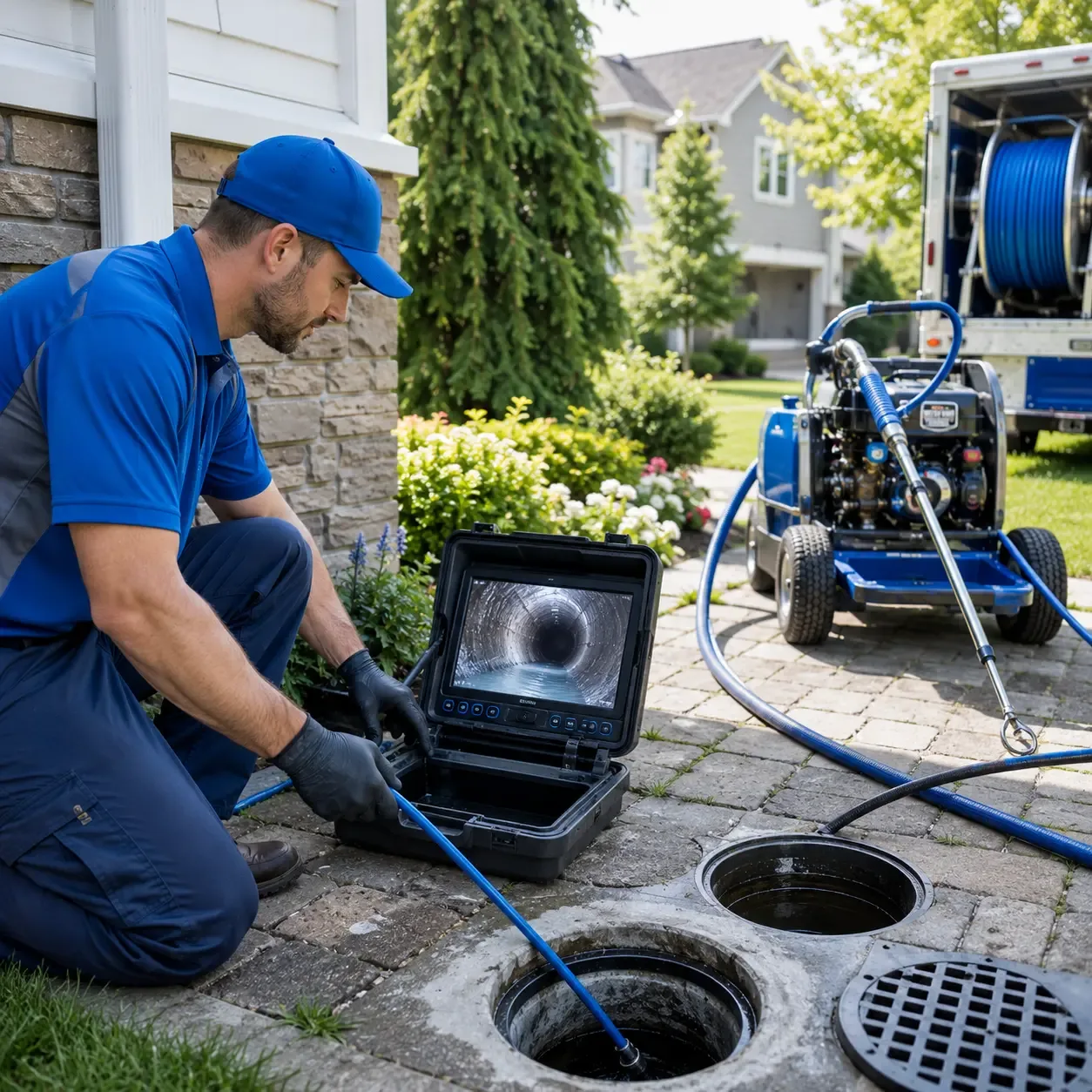 Outdoor drain cleaning professionals serving West Point, KY